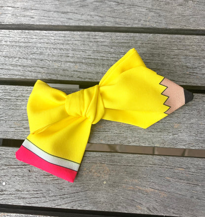 Pencil and Paper Hair Bows