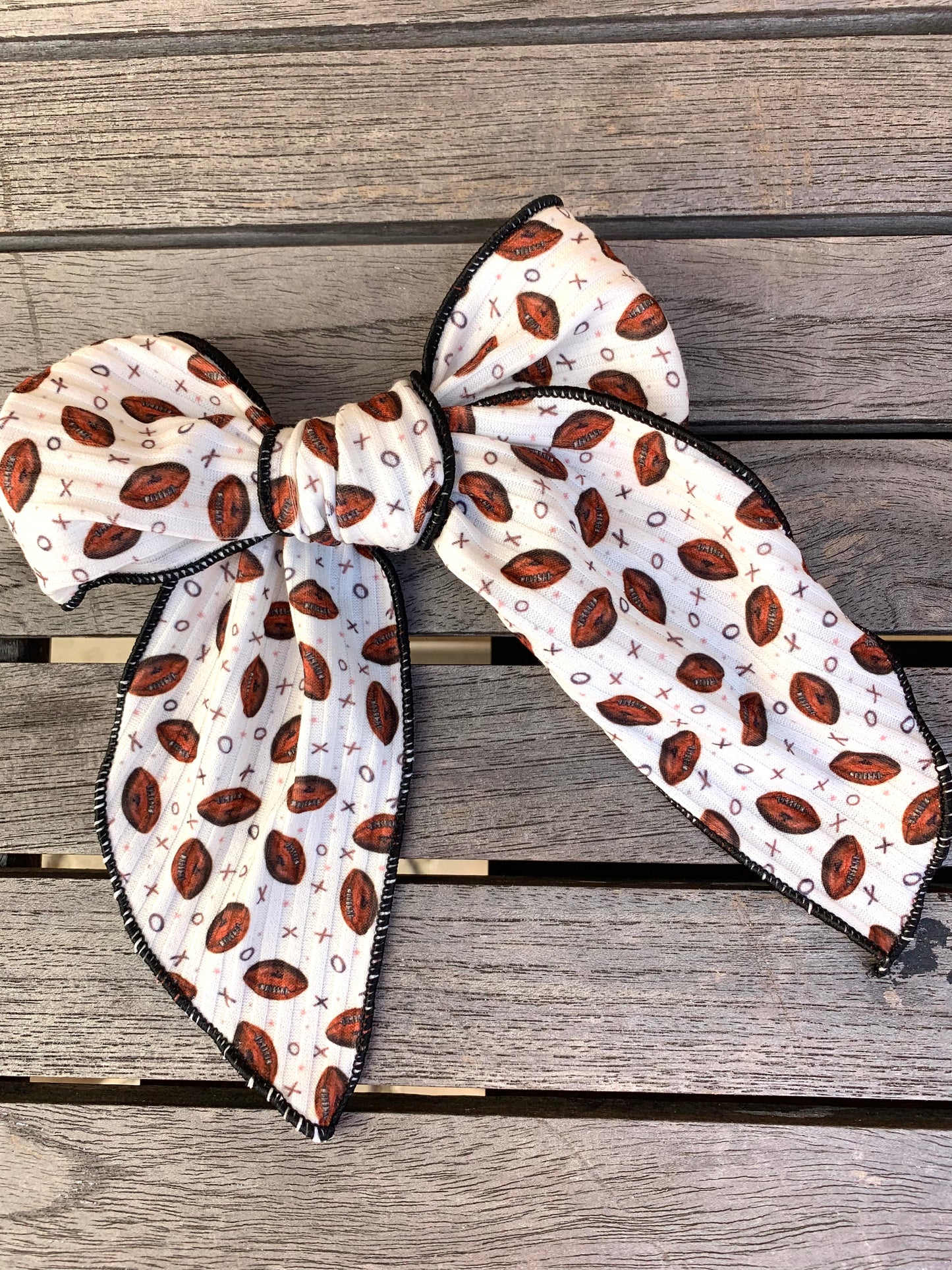 Touchdown Football Hair Bows