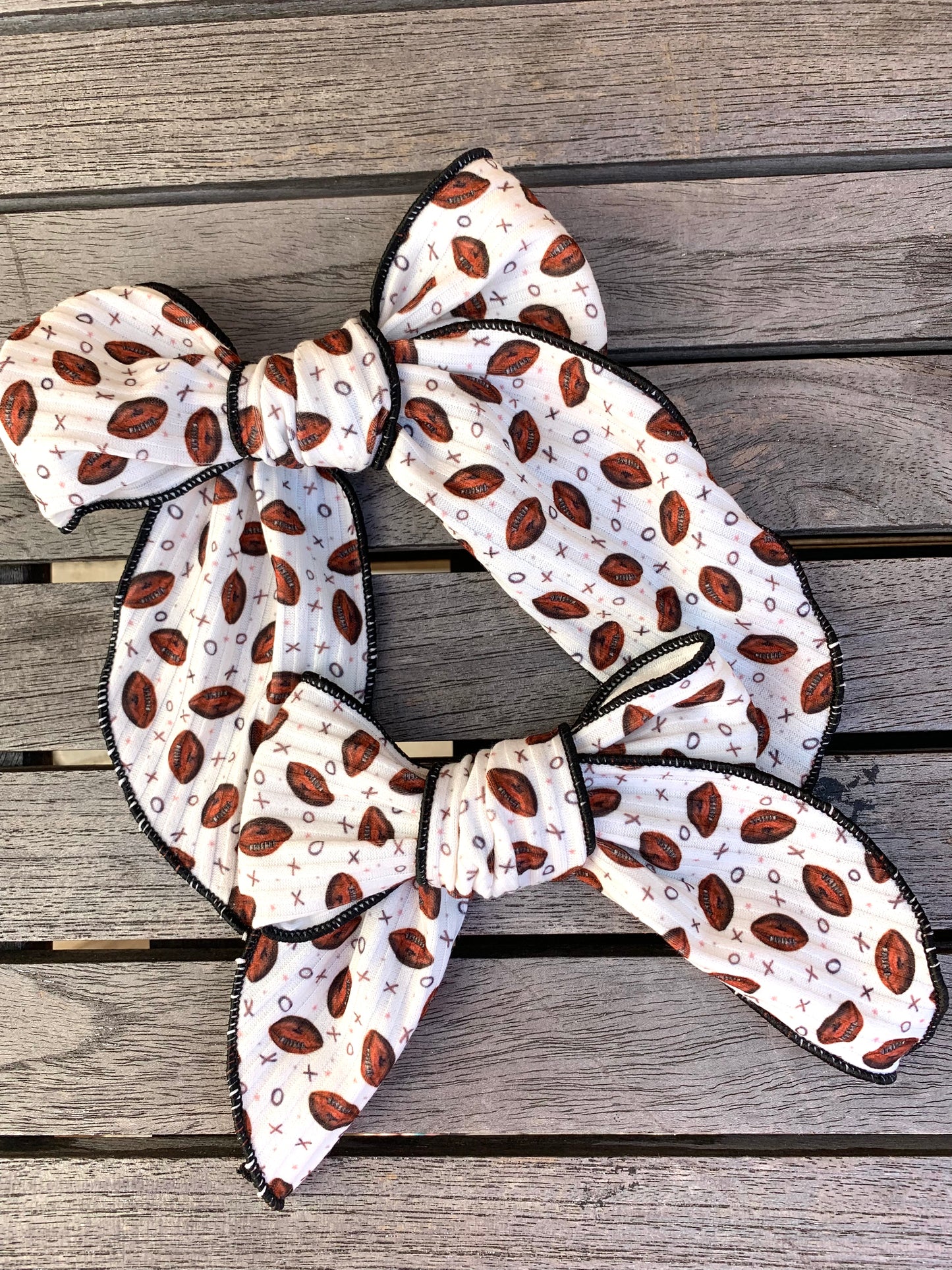 Touchdown Football Hair Bows