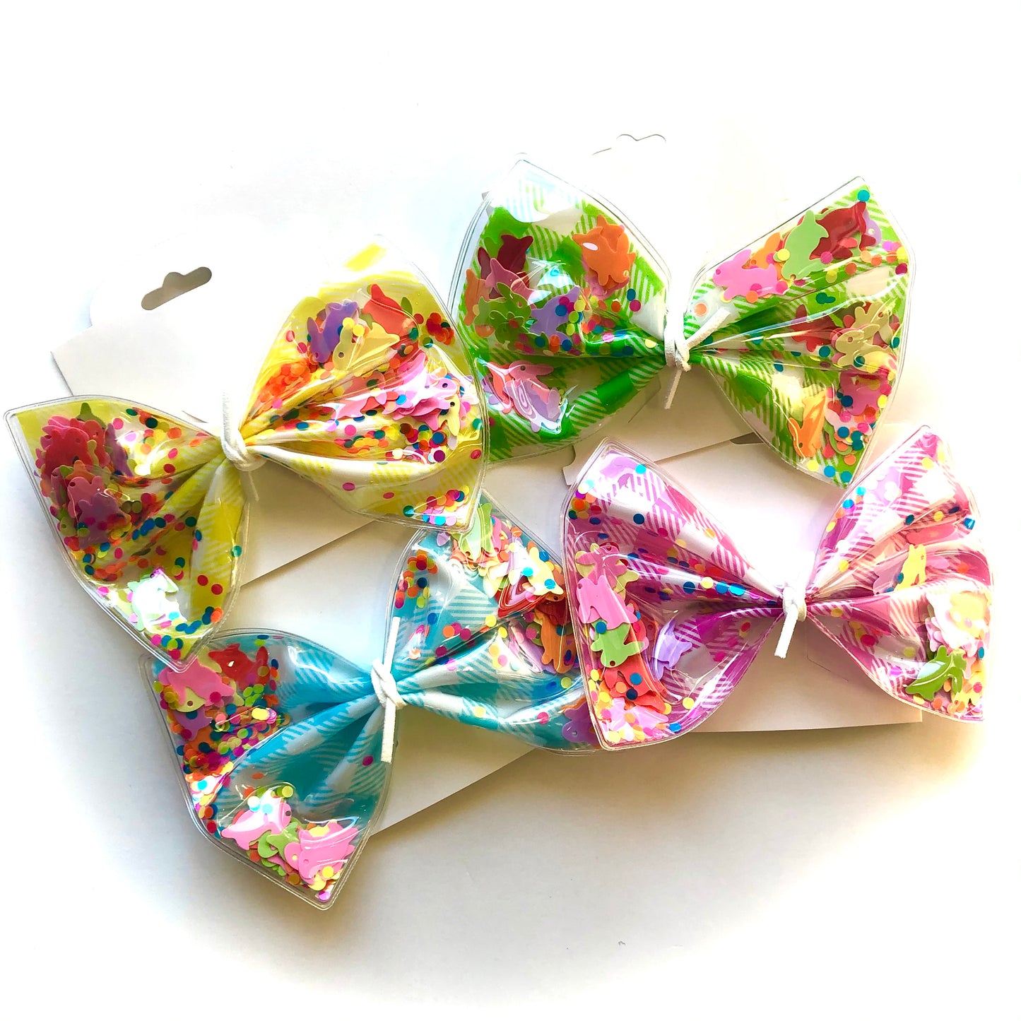 Easter Shaker bows on clip