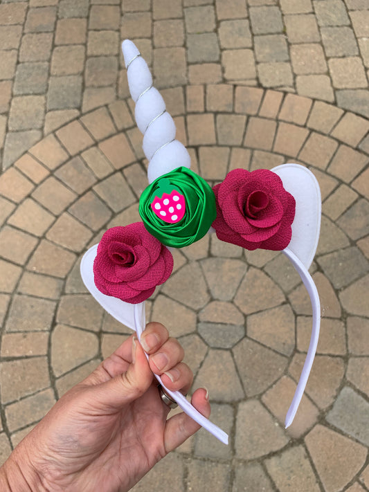 Strawberry Unicorn Headband