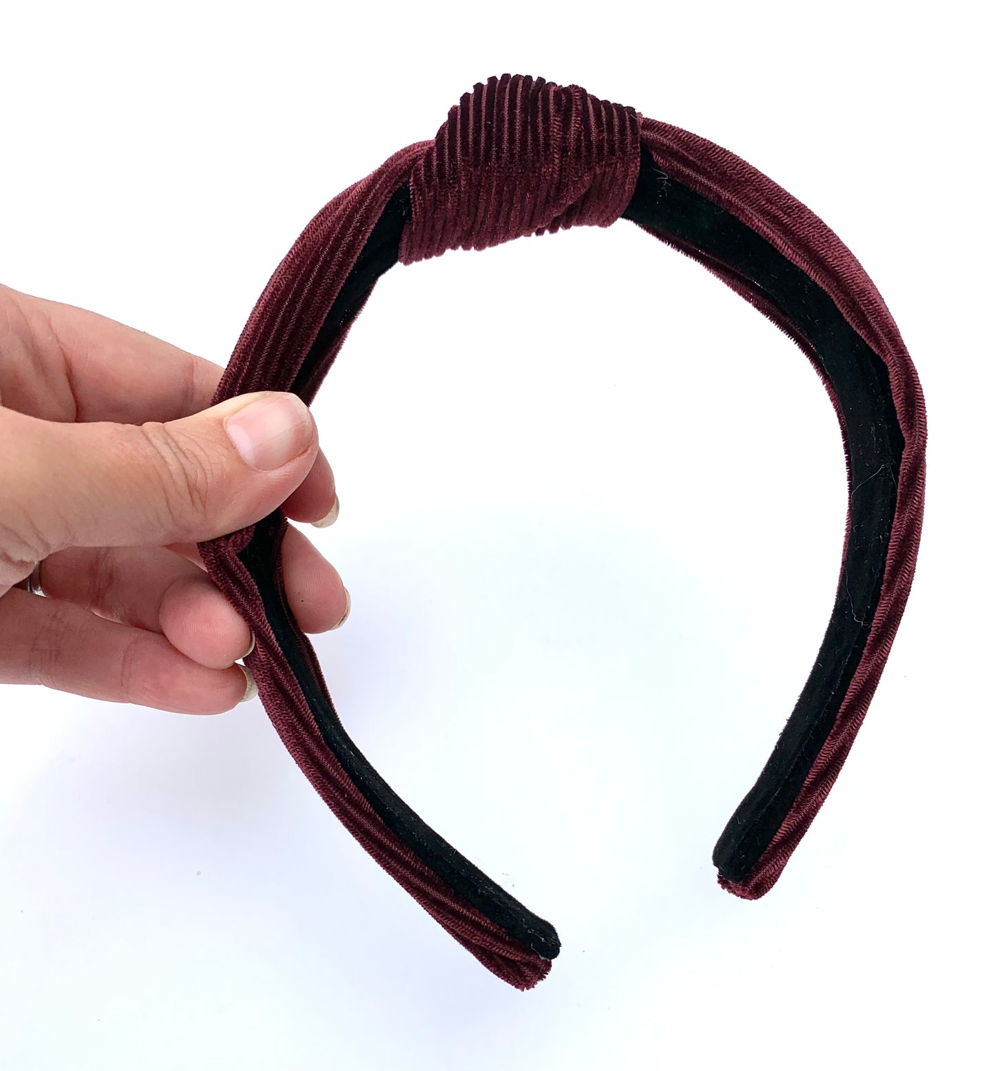 Corduroy Tie knot headband