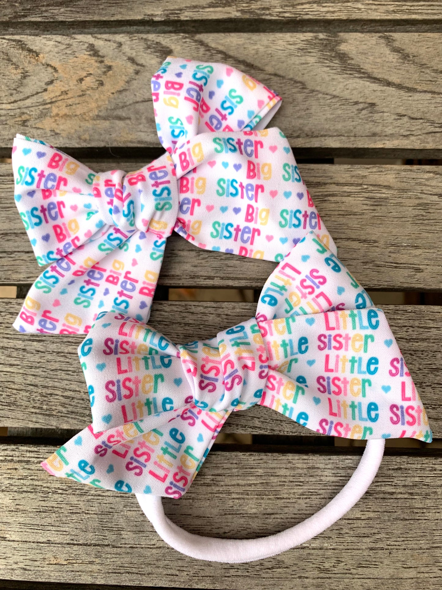 Big Sister Little Sister bow collection