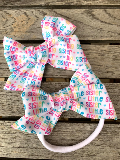 Big and Little Sister Hair Bows