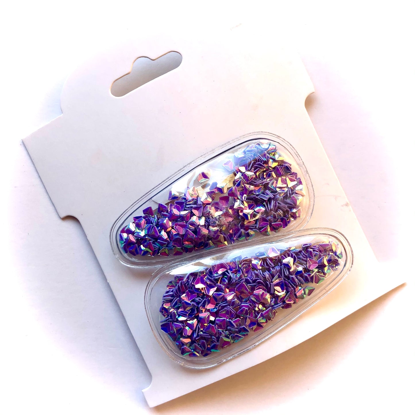 Glitter Snap Clips